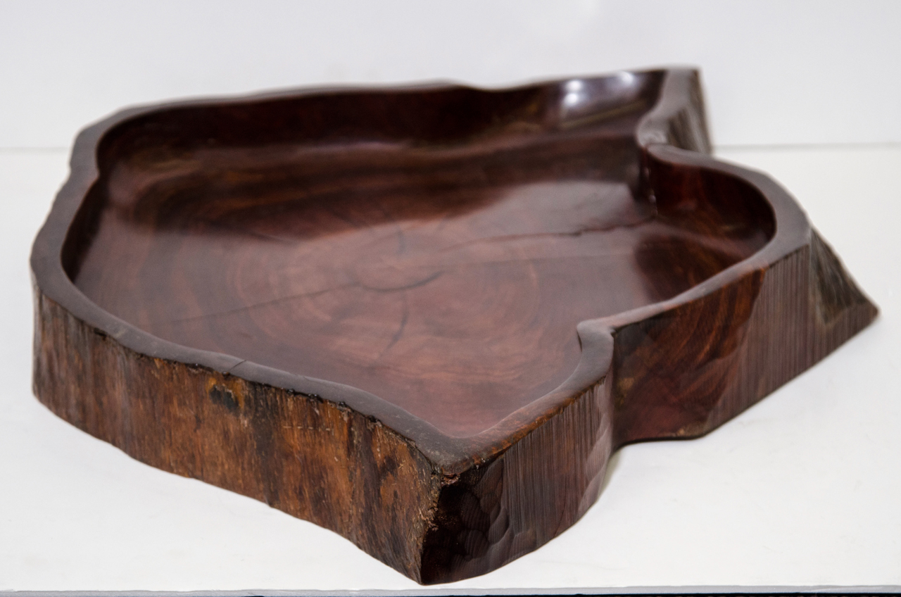 Jean Gillon Large Centerpiece Jacaranda Wood Bowl Jean Gillon Large Centerpiece Jacaranda Wood Bowl